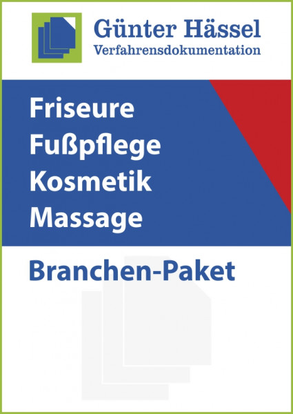 Dienstleister Friseure, Kosmetik-Massage-Fusspflege-Salons, Nagel-Studios - Branchenpaket
